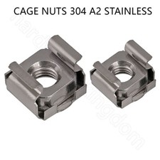 Cage Nuts  Stainless Server Rack Cabinet Mounting Pc Clip Nut M4 M5 M6 M8 304 A2