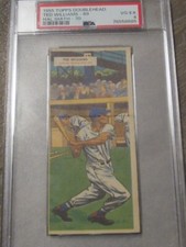 1955 Topps Doubleheaders 69 Ted Williams 70 Hal Smith PSA 4 VG-EX NQ