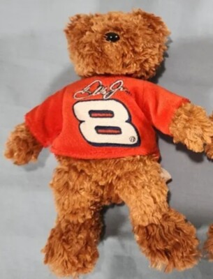 Dale Earnhardt Jr 2004 Team Speed Bears Plush Toy Bear with #8 Shirt and Tags