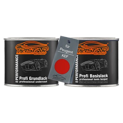 Autolack Set Dose spritzfertig für Peugeot KEF Rouge Royal Mail 1,0L