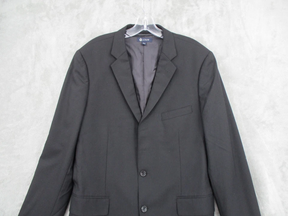 Abrigo Deportivo J Crew Para Hombre 42L Chaqueta Aldridge Loro Piana Super 120s Blazer Lana Foto 3 de 4