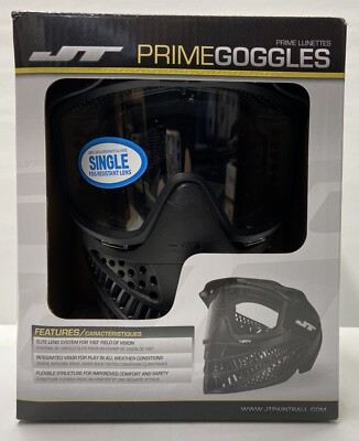 #ad NEW JT Prime Goggles Paintball Fog resistant Lens Adjustable Strap One Size $30.00
