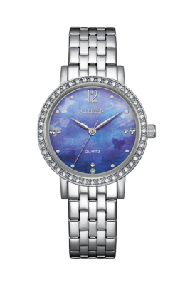 Citizen EL3100-55N Quartz Crystal Blue Mother of Peral Dial  display picture 3