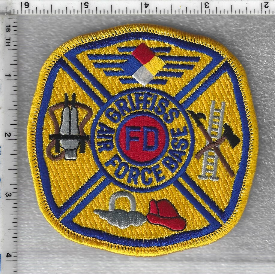 Griffiss Air Force Base Fire Department (New York) Shoulder Patch | eBay
