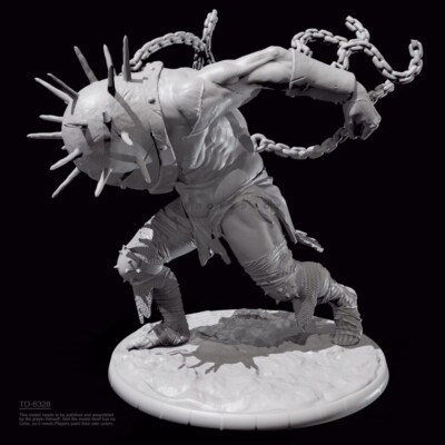 50mm resin figure model Stunning Monster Giant 3D Printing unassembled unpainted