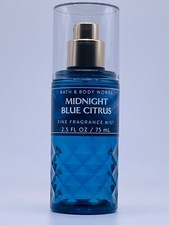 BATH  BODY WORKS MIDNIGHT BLUE CITRUS TRAVEL SIZE FRAGRANCE MIST 3 OZ NEW