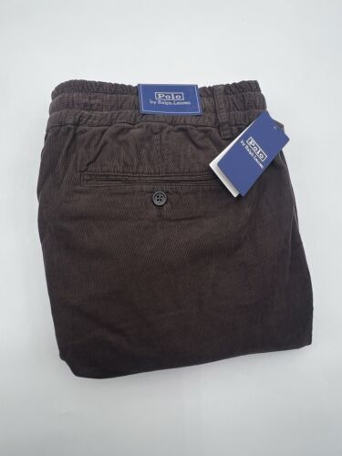 Polo Ralph Lauren Classic Taper Prepster Corduroy Pants Brown Men SZ XL NWT $228