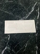 Chevrolet Chevy Vtg 80s 90s Rare Logo Bow Tie Decal Sticker White Outline 3