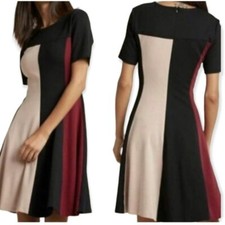 Anthropologie Hutch Color Block For N Flare Dress Size XS