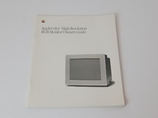 Apple Macintosh AppleColor High-Resolution RGB Monitor Owner's Guide USA