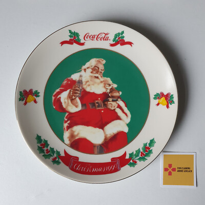 Coca-Cola Porzellan Sammelteller Weihnachten Santa Collection Limitierte Edition