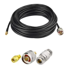 SMA Male to N Male Cable 25ft N Female Male RP-SMA Male Adapter for  Ham Radio