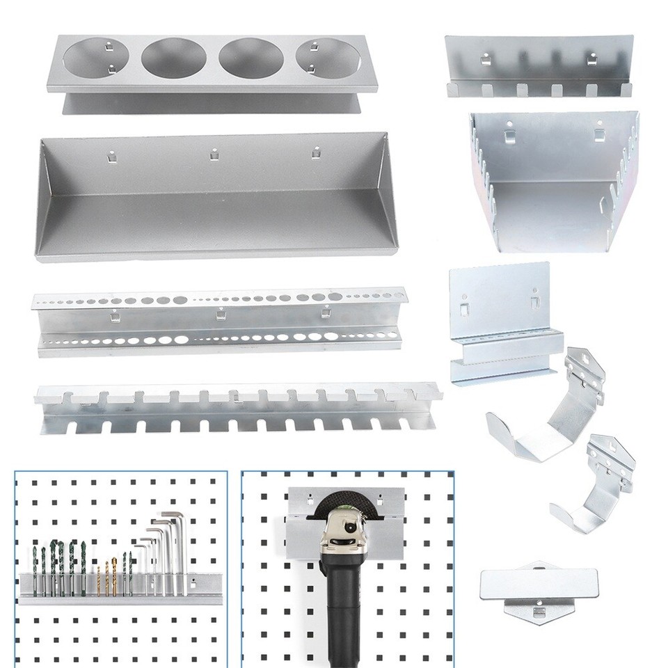 1pc Steel Wrench Drill Socket Rack Hardware Storage Board Wall-Mounted ...