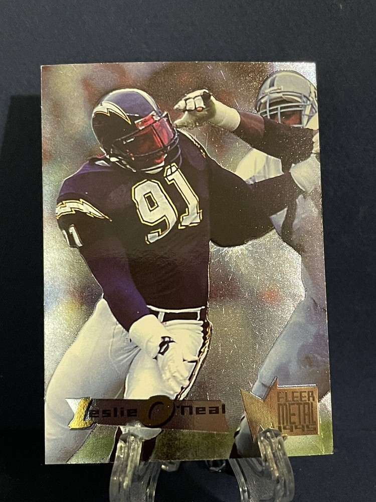1995 Fleer Metal Leslie O'Neal #168 San Diego Chargers