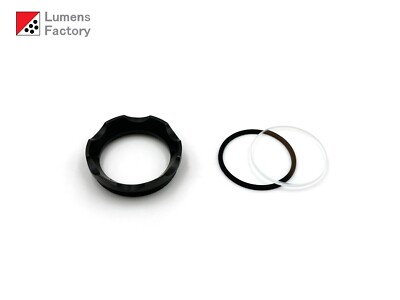 2PM リングライト 6個セット ② QPQ Black Cren Bezel Ring & Lens Kit for Surefire 6PX Z2X G2X G2ZX