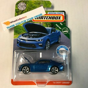 039-16-Chevy-Camaro-BLUE-2019-Matchbox-Moving-Parts-Case-C-T8
