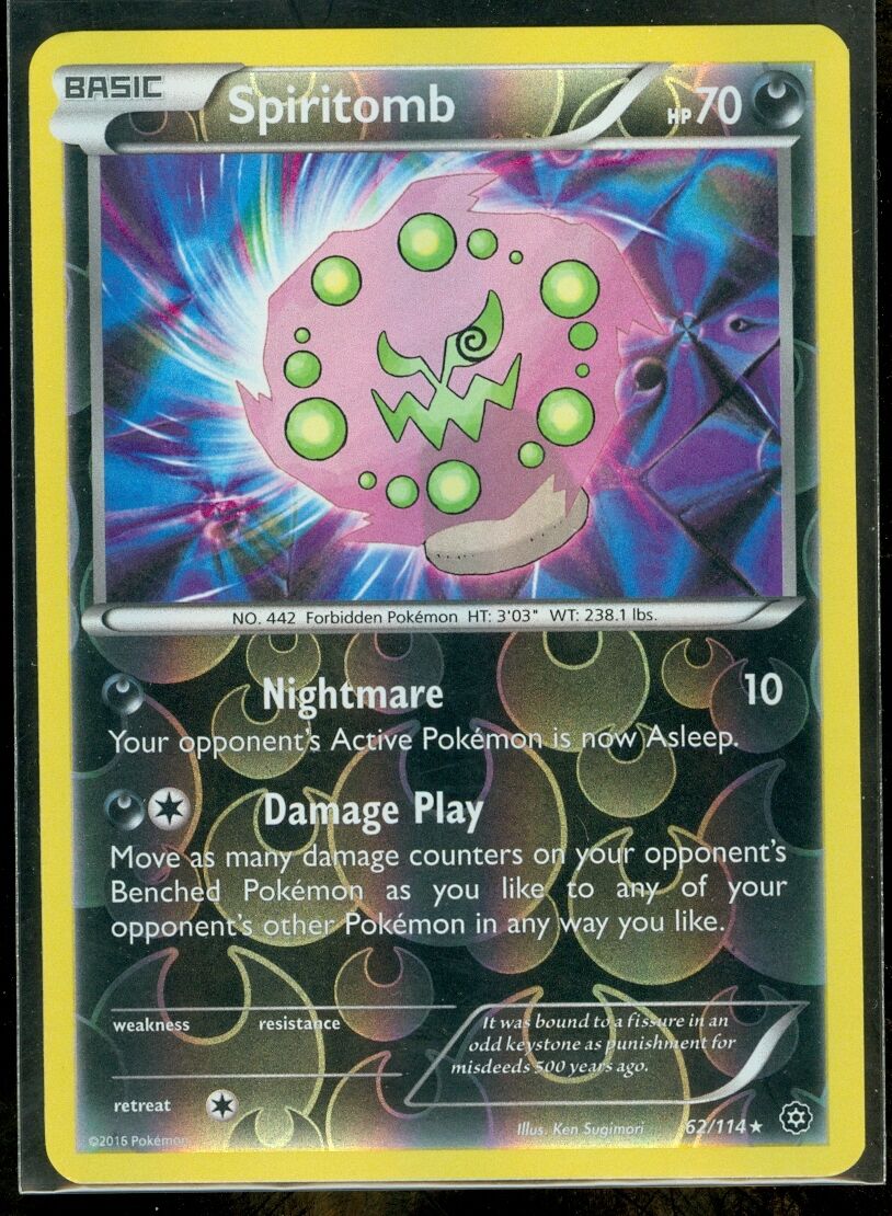 Pokemon - Spiritomb (62/114) - XY Steam Siege