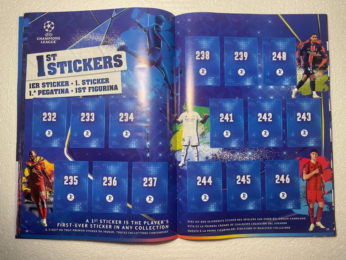 Topps Uefa Champions League 2024 2025 complete 531 sticker