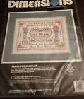 Dimensions Counted Cross Stitch Kit True Love Sampler #3714 New Vintage
