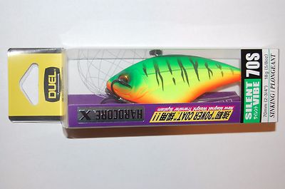 yo zuri duel hardcore x bass vibe 70s 2 3/4'' 5/8oz f1112-mht hot tiger