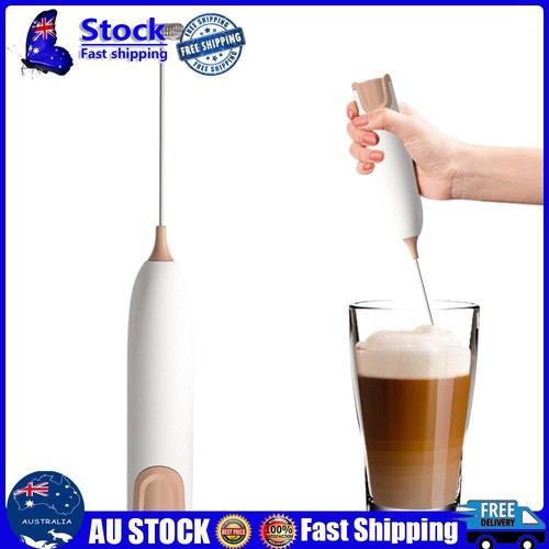  Electric Milk Frother Useful Handheld Coffee Cappuccino Creamer Whisk