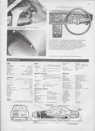 1967 Reliant Scimitar 3 Liter / 1968 Scimitar 21/2 Liter: Motormagazin Straßentests - Bild 5 von 9