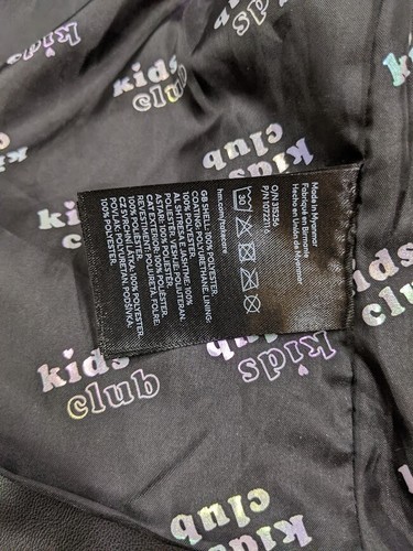 Chaqueta de motociclista H&M imitación cuero negra niños EE. UU. 10 (9-10A) cremalleras clásica - Imagen 6 de 10