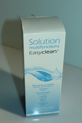 4x  360ml easyclean+ Kontaklinsen Pflege easy clean MHD 2023-02-19 Mehrzwec