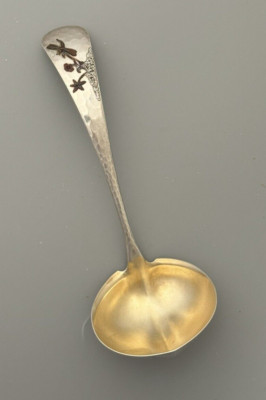 Gorham Mixed Metals & Sterling Aesthetic Ladle DRAGONFLY