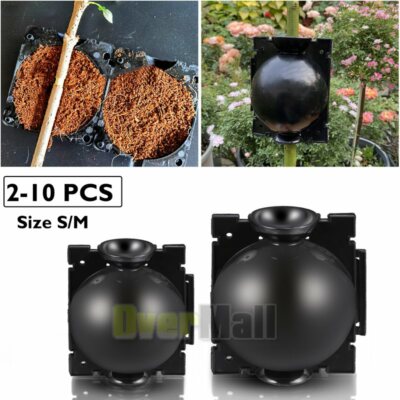 10 Piezas De Dispositivos De Injerto Para Plantas - Cajas De Enraizamiento Transparentes, Para Reproducción Por Acodo Aéreo