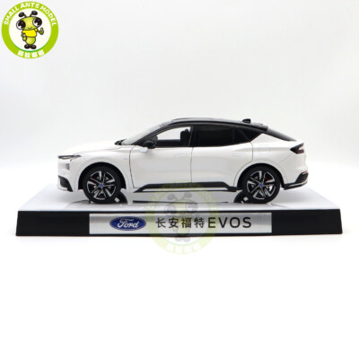 1/18 Ford EVOS 2022 White Diecast Model Car Toys Gifts For Friends Father