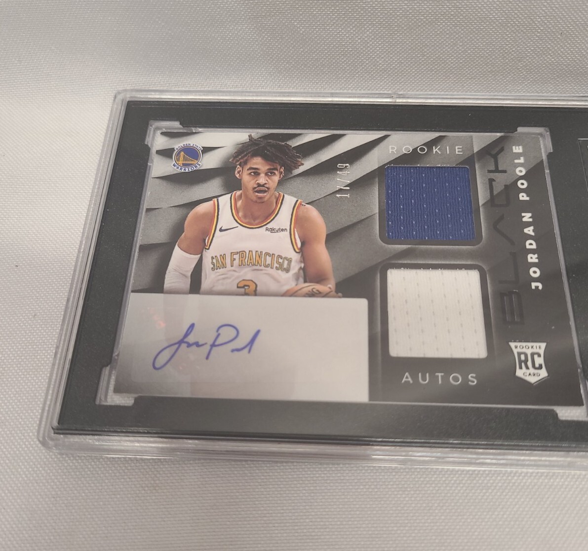 その他 2019 Jordan Poole Rookie Patch 14/25 2019 Jordan Poole Rookie Patch 14/25