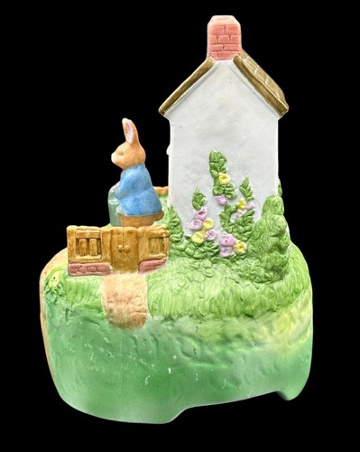 Schmidt Beatrix Potter Hasenhaus Bewässerung Garten Blumen Spielfigur Vintage - Bild 2 von 16