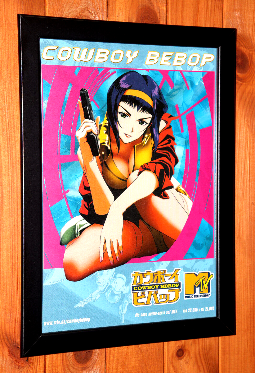 Cowboy Bebop anime manga Promo Old Rare Small Poster / Ad Page