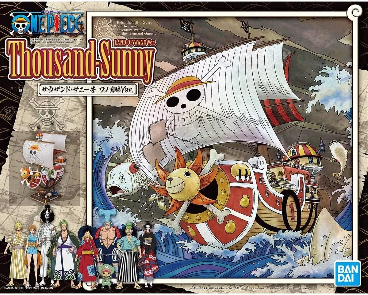 One Piece Thousand Sunny Pirate Ship Model