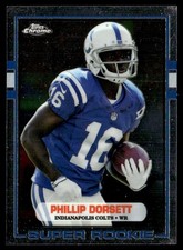 2015 Topps Chrome 1989 Phillip Dorsett Rookie Indianapolis Colts #89-PD