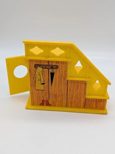 Vintage Fisher Price Little People Play Family House 952 Staircase Yellow Stairs