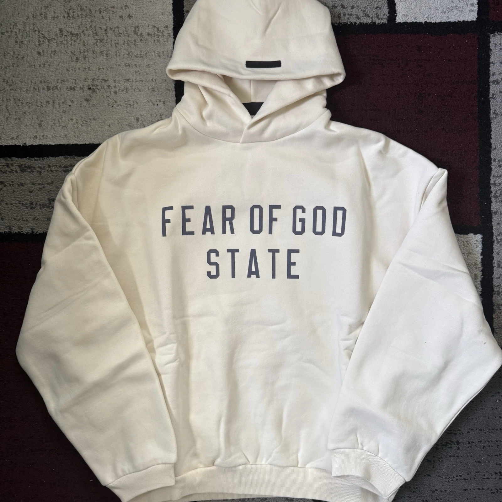 FEAR OF GOD ESSENTIALS Felpa con cappuccio Essentials Fear of God State SS24 Shell taglia S o L