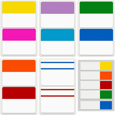 300 Pcs Tabs 2 Inch Sticky Index Tabs,Colorful Tabs for Notebooks Writable Tra