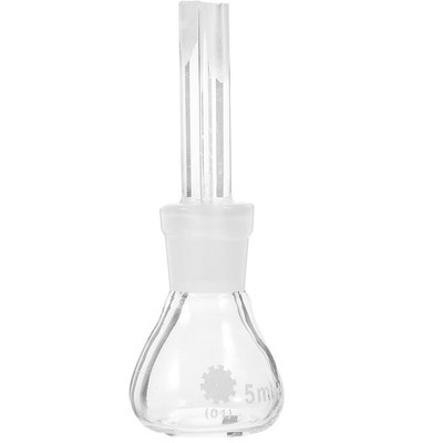 5Ml Glass Pycnometer Specific Bottle with Perforated Stopper Lab Glassware fo...