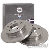 2X A.B.S. Bremsscheiben 258Mm Vorne Passend FüR VW Transporter