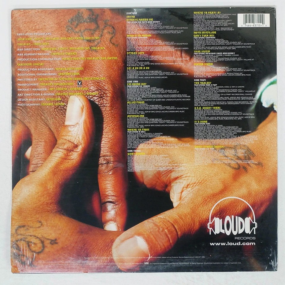 MOBB DEEP MURDA MUZIK LOUD C263715 US ORIGINAL HYPE-STICKER SHRINK VINYL 2LP - Image 2 of 3