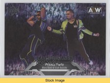 2023 AEW All Elite Wrestling Tag Teams Speckled Foil Marq Quen Patch READ 0c3