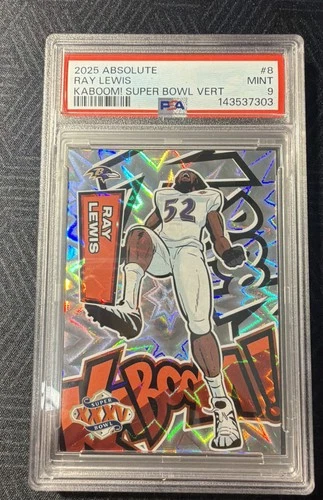 2025 Panini Ray Lewis Base (PSA 9)