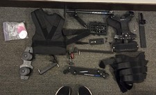 Flycam 5000 Camera Stabilizer Kit with Comfort Arm Vest One Arm Piece Broken