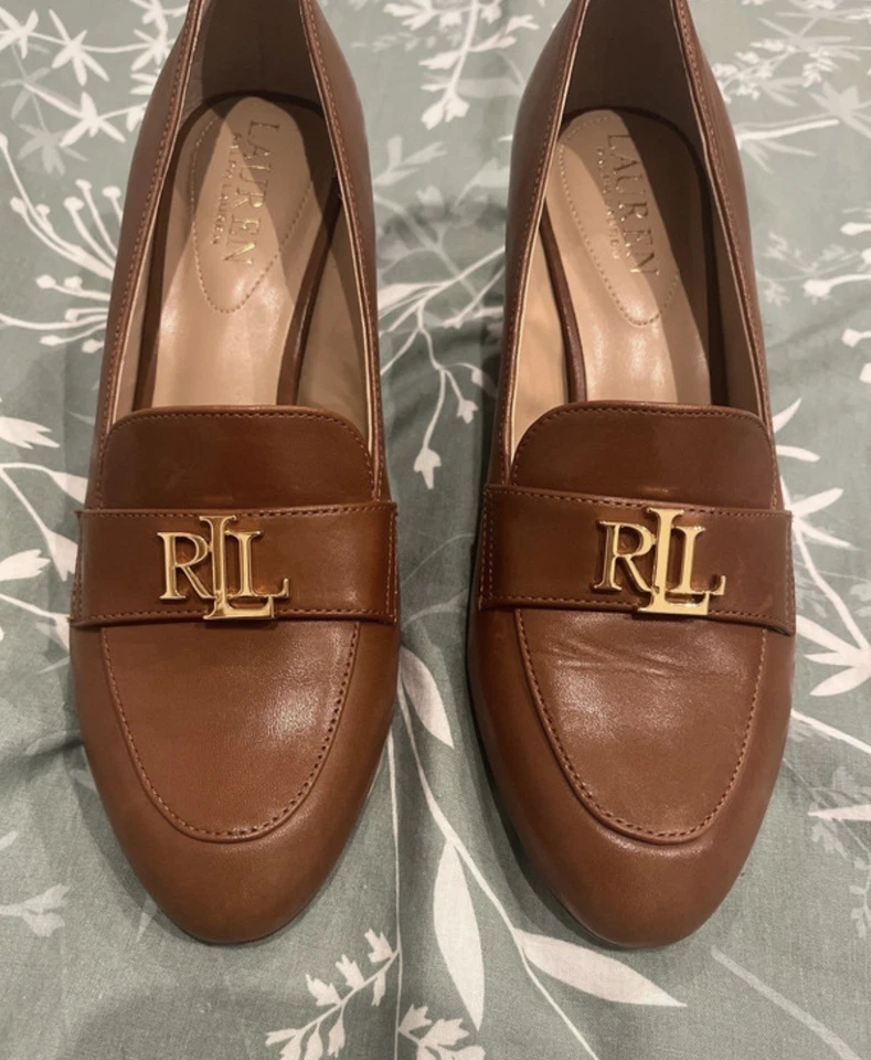 Chaussures à talons, Ralph Lauren marron - Photo 2/4