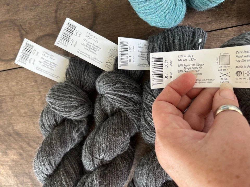 8 Berroco Ultra Alpaca Light 1152 Yardas 14ozs Total-50% Lana 50% Alpaca SUAVE NUEVO CON ETIQUETAS Foto 4 de 4