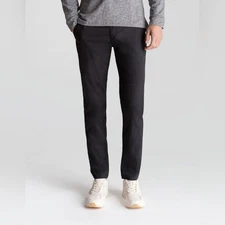 Birddogs Men's Black Stretch Khaki Chino Pants Size 34 X 30