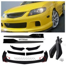 For Mazda Protege 1990- Front Bumper Lip Spoiler Splitter Body Kit Side Skirt Us For Mazda Protege 1990- Front Bumper Lip Spoiler Splitter Body Kit Side Skirt Us