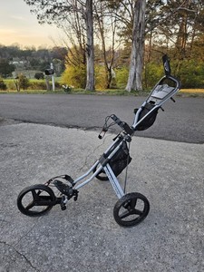 Sun Mountain SPEED CART GX Push Cart With Brakes Excellent Condition 
